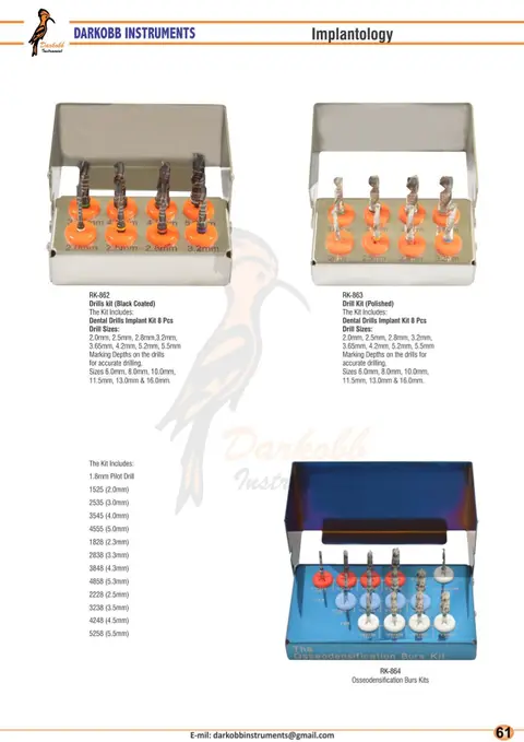 Darkobb Instruments catalogue — page 62 of 64